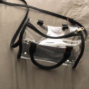 Clear long/short strap bag